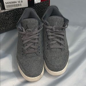 Air Jordan three retro wool